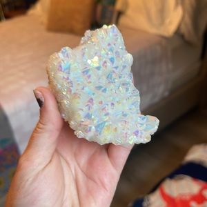 Stunning aura quartz chunk
